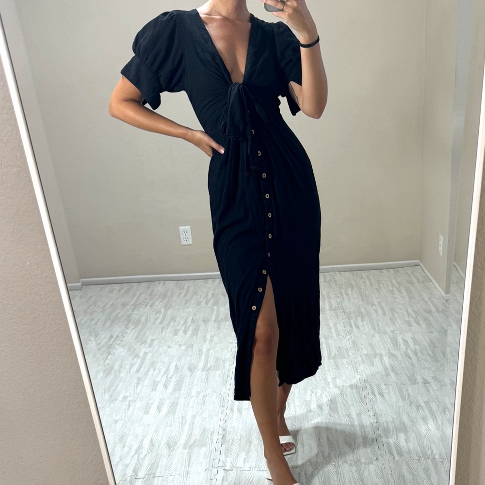 Free People Button Down Dress